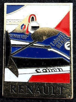 Renault raceteam Labatts pin, Verzamelen, Speldjes, Pins en Buttons, Verzenden, Nieuw, Transport, Speldje of Pin