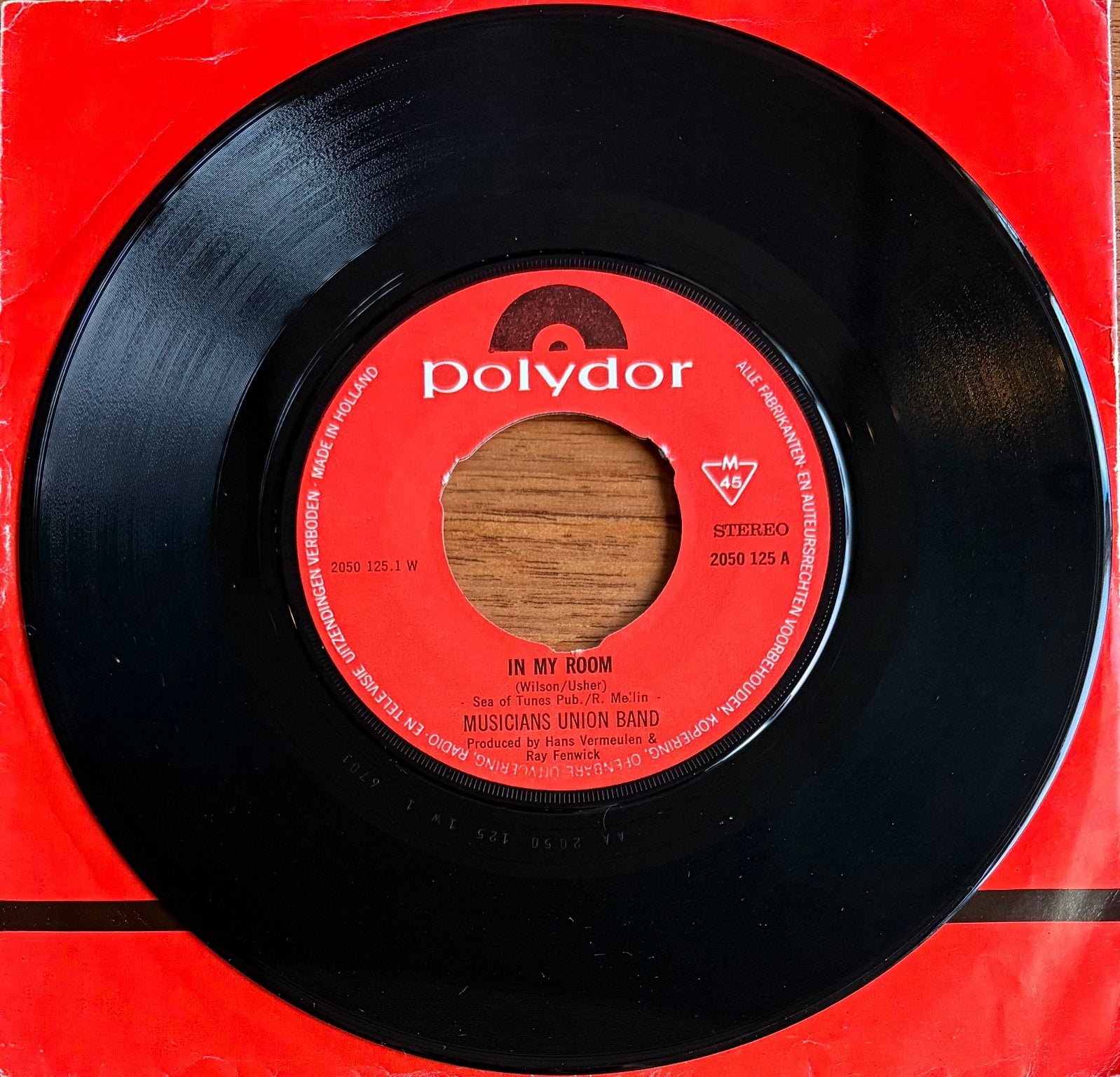 Nederbeat single Musicians Union Band (1971), 7 inch, Ophalen of Verzenden, Zo goed als nieuw, Pop
