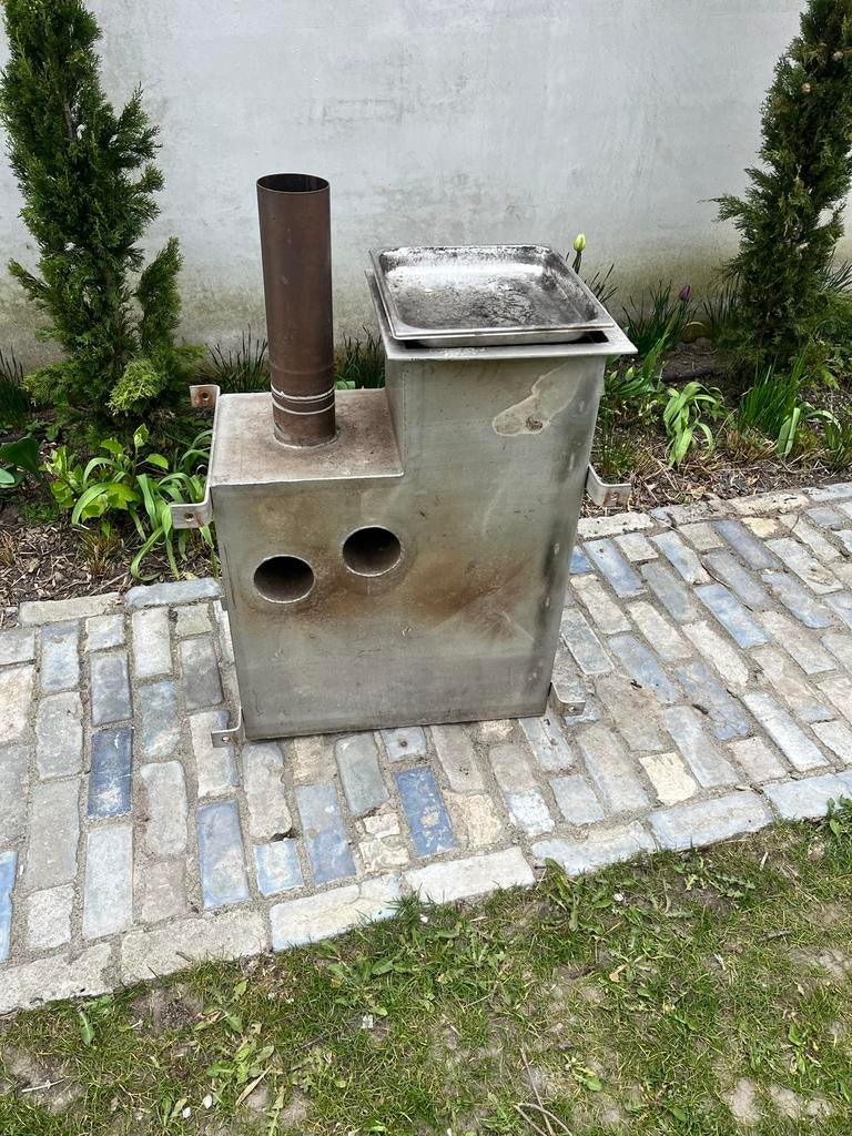 Roestvrijstalen Hottub kachel met Rookkanaal, Ophalen, Gebruikt