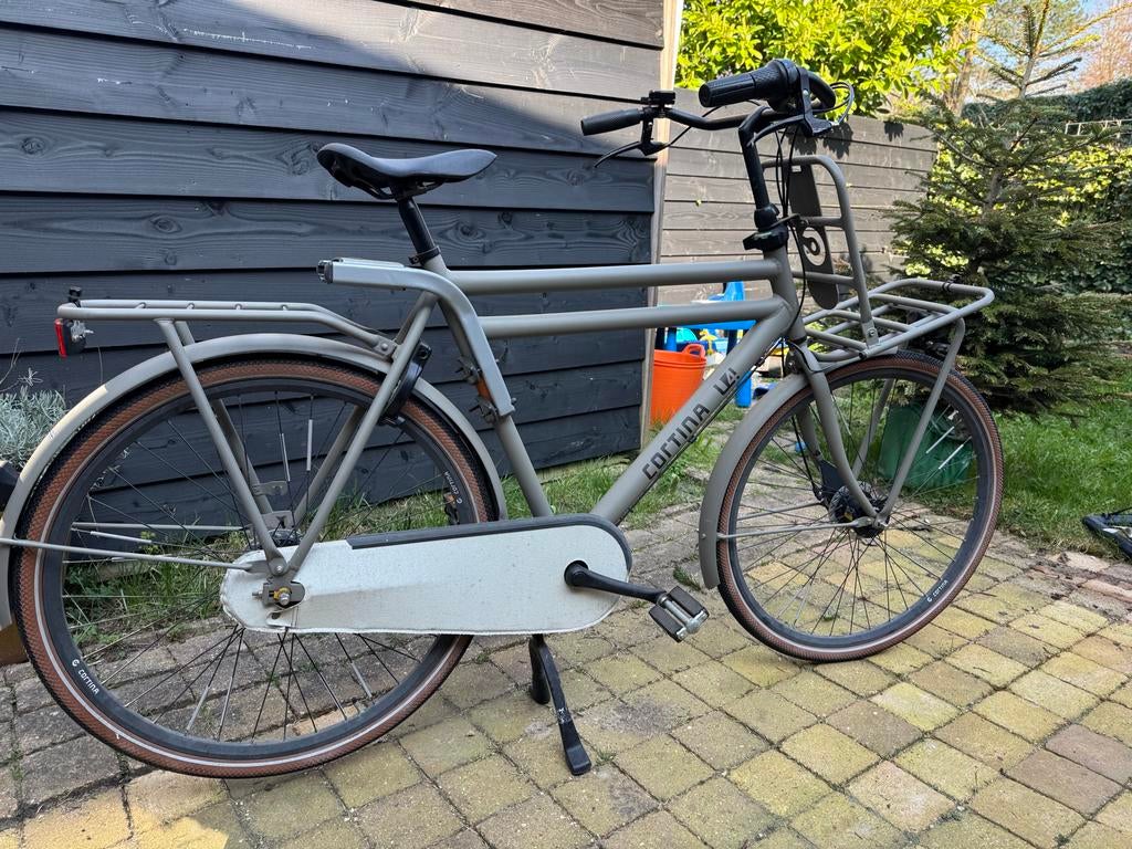 Cortina U4 Transportfiets - Zo goed als nieuw, Fietsen en Brommers, Fietsen | Heren | Herenfietsen, Terugtraprem, Versnellingen
