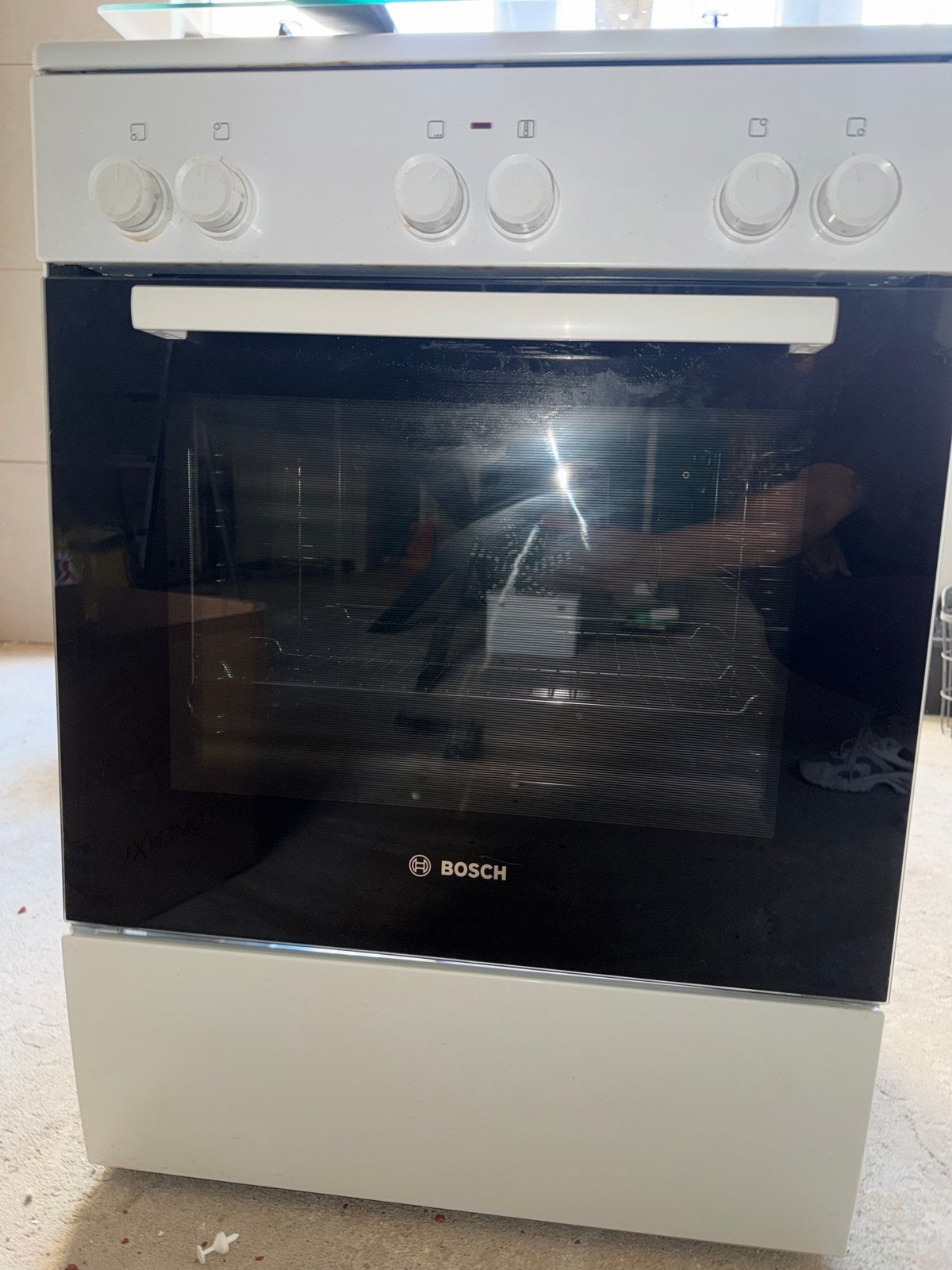 Bosch Gasfornuis met Oven - uitstekende staat, Ophalen, 60 cm of meer, 4 kookzones, Zo goed als nieuw