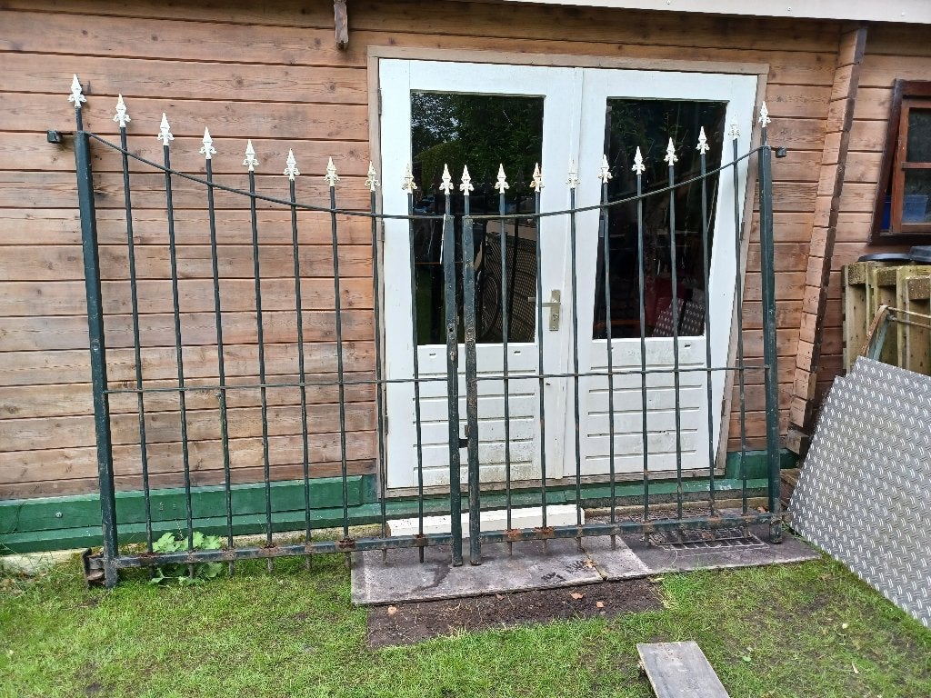 Smeedijzeren poort, Ophalen, Met poort, Gebruikt, Sierhekwerk