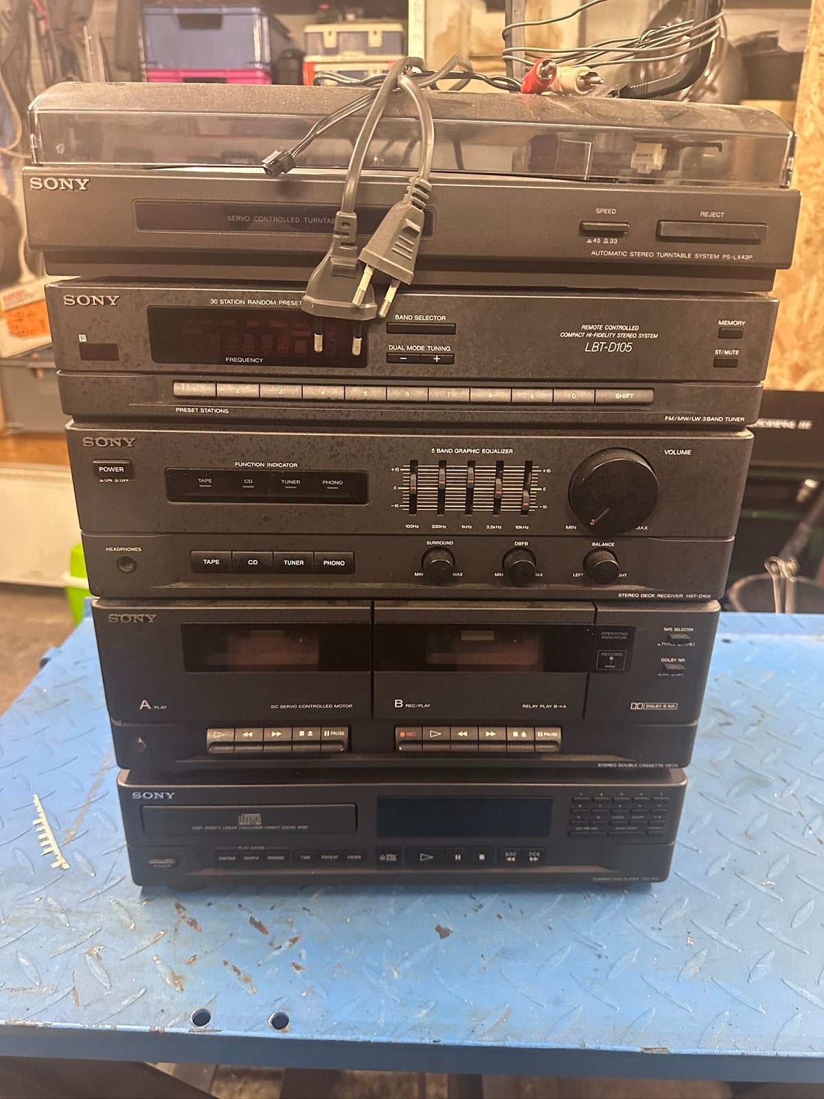 Sony, Audio, Tv en Foto, Stereo-sets, Ophalen, Gebruikt, Cassettedeck, Sony