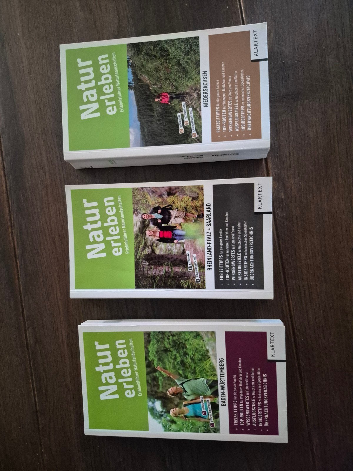 Wandel-belevenisboeken van 3 duitse deelstaten, Overige merken, Europa, Ophalen of Verzenden, Zo goed als nieuw