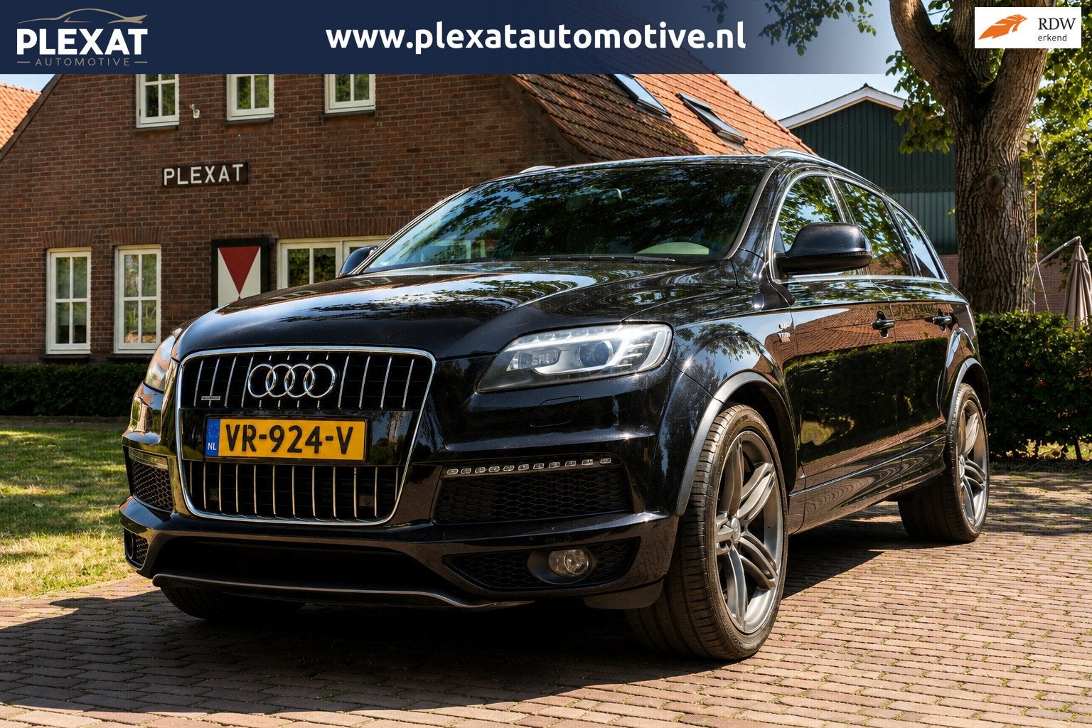 Audi Q7 3.0 TDI quattro Aut. | Marge | Grijs kenteken | S-Li, Auto's, Euro 5, Gebruikt, Zwart, Zwart
