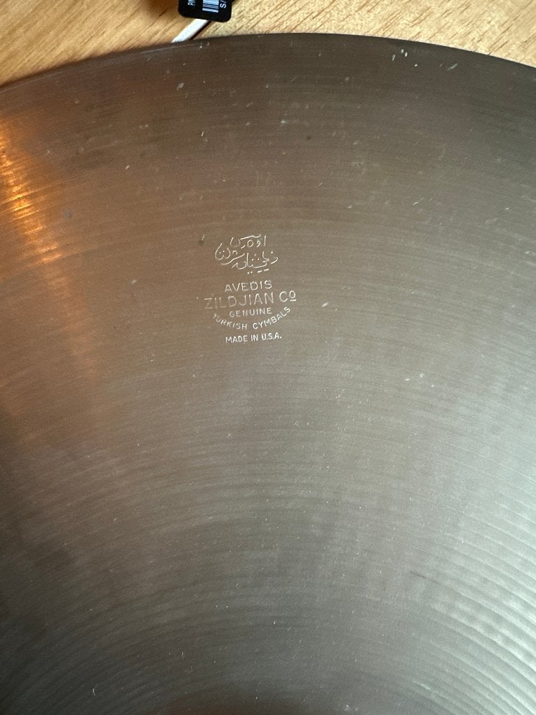 Avedis Zildjian flat top ride jaren 60 stamp, Ophalen of Verzenden, Zo goed als nieuw, Overige merken