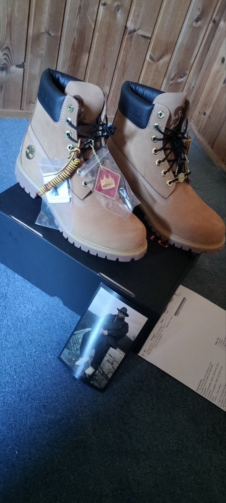 Timberland Notorious Big collab 44 limited edition, Bruin, Timberland, Boots, Nieuw