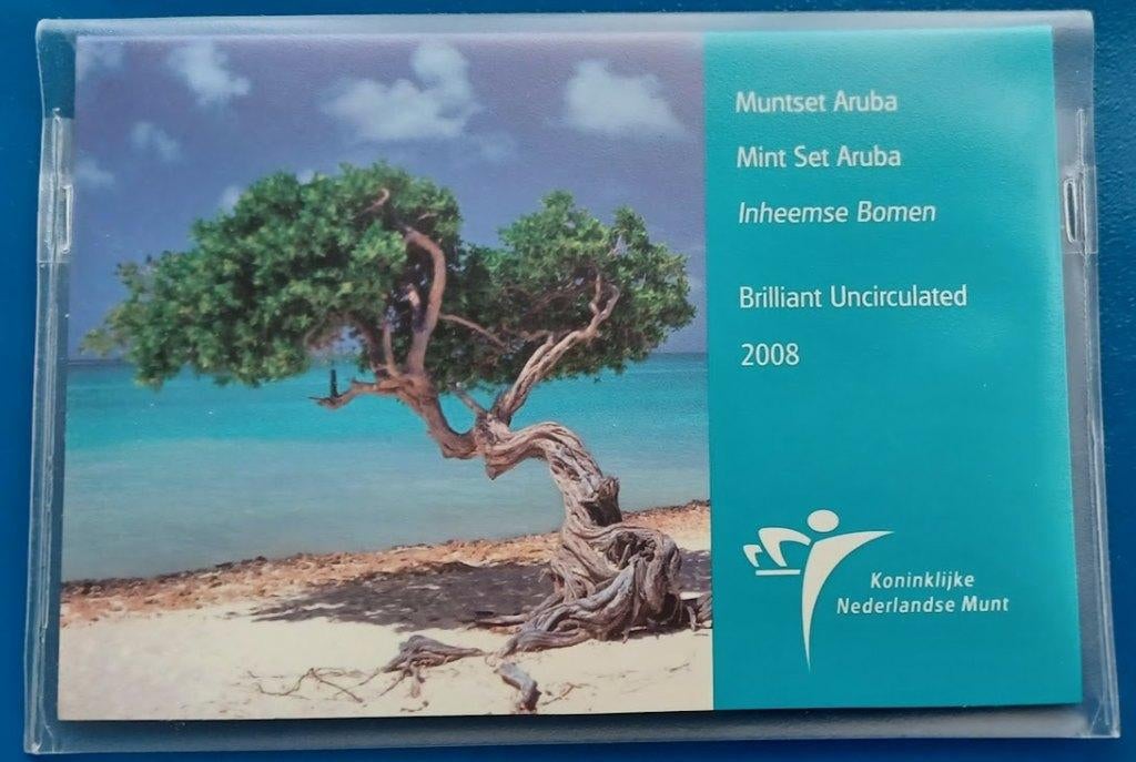 Aruba Muntset - 2008, Postzegels en Munten, Munten | Nederland, Setje, Overige waardes, Koningin Beatrix, Verzenden