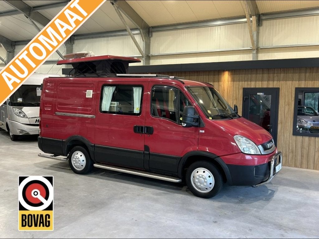 Buscamper Iveco DAILY560 AUTOMAAT/Vastbed 136PK 2010, Chemisch toilet, Buscamper of Camperbus, Airbags, Tot en met 2