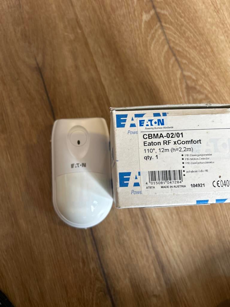 Eaton RF xComfort PIR Bewegingsmelder CBMA-02/01, Beweging, Detector, Sensor of Melder, Nieuw, Ophalen of Verzenden