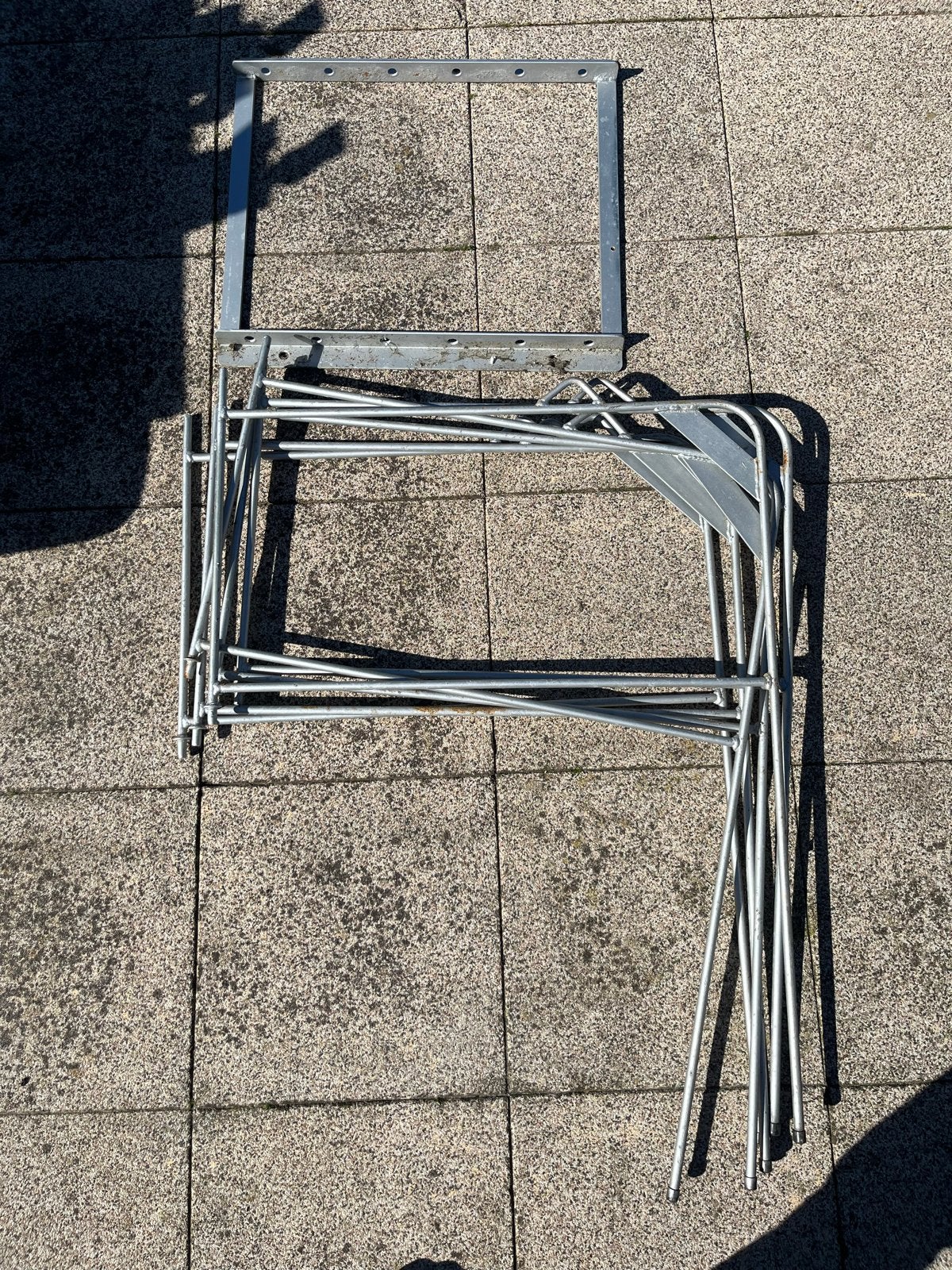 Metalen dekenrek / droogrek, Ophalen, Gebruikt