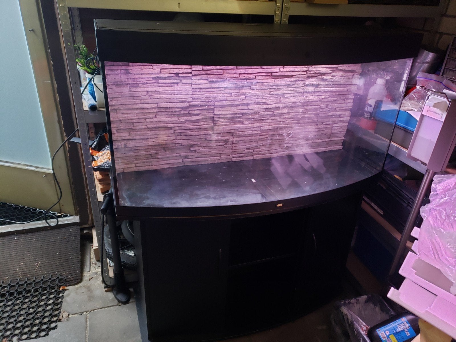 Compleet Juwel viseon 260 liter aquarium, Ophalen, Inclusief deksel, Gebruikt, Aquariummeubel