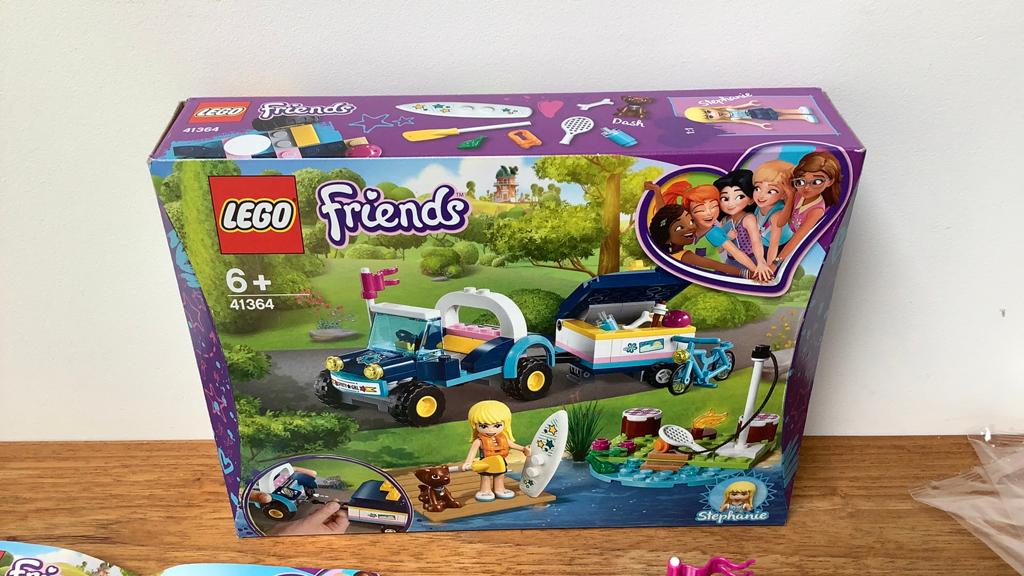 Lego friends 41364 stephanie’s buggy en aanhanger, Ophalen, Lego, Friends, Zo goed als nieuw