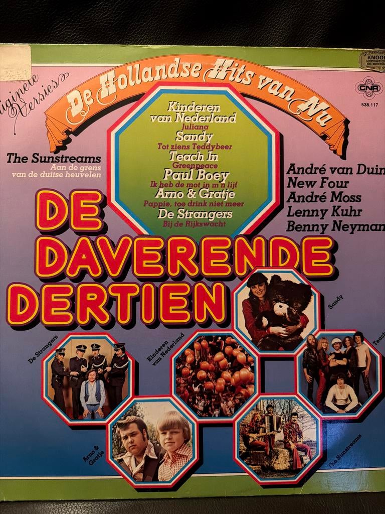 T7.  De Hollandse Hits van Nu - De Daverende Dertien LP, Ophalen of Verzenden, Gebruikt, 12 inch, Levenslied of Smartlap