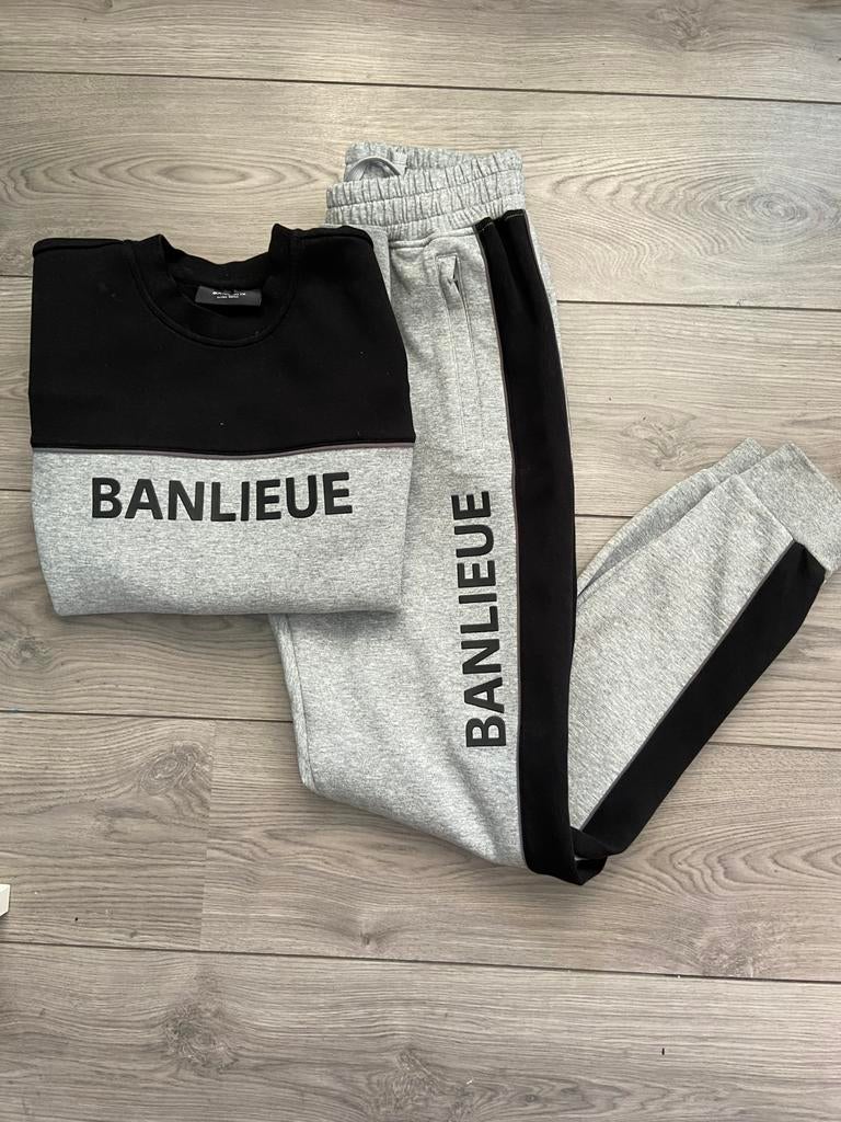 Banlieue trainingspak maat S, Kleding | Heren, Sportkleding, Ophalen of Verzenden, Zo goed als nieuw, Grijs, Algemeen