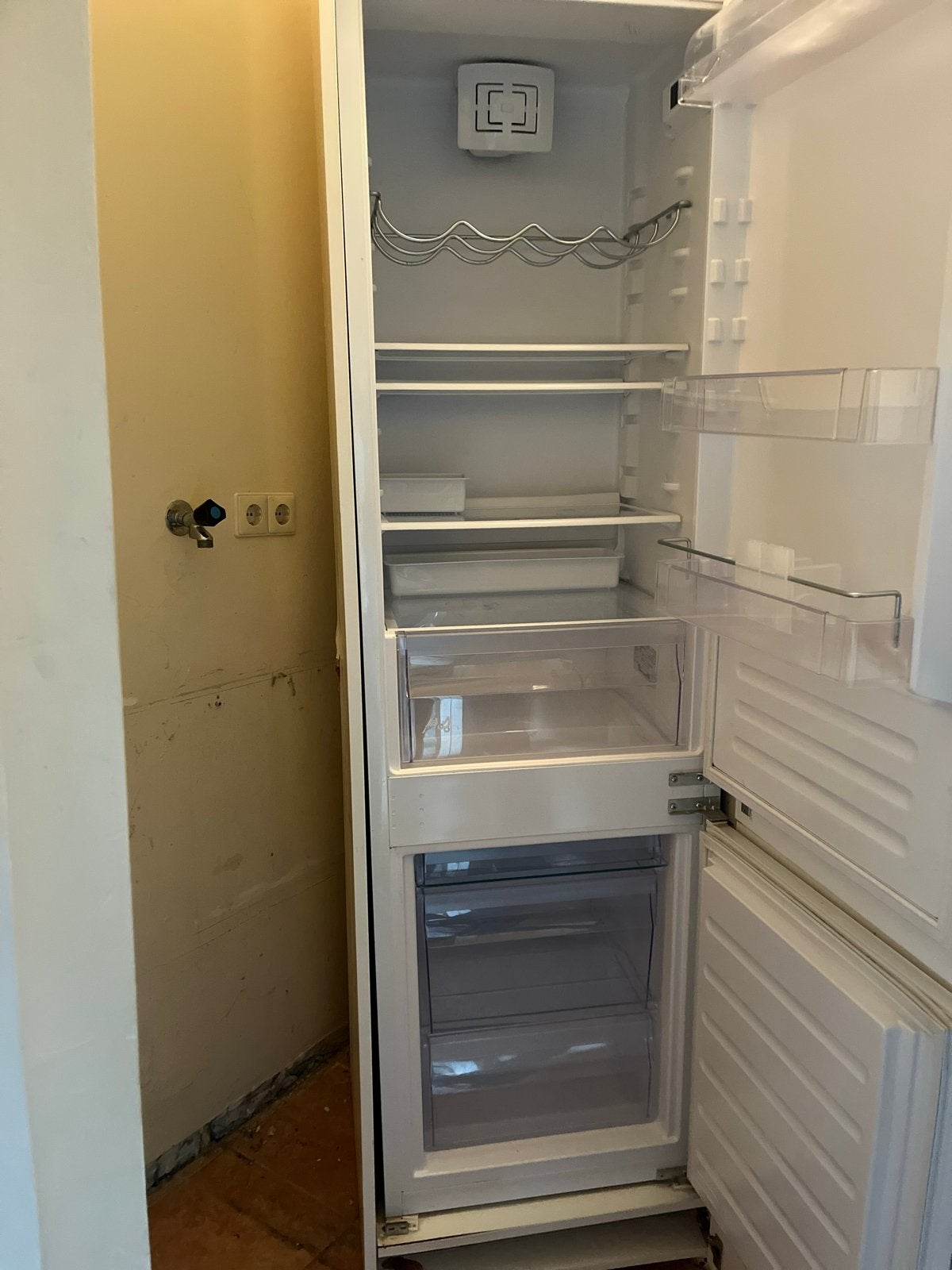 IKEA TINAD Koel-vriescombinatie CB382W, Ophalen, Gebruikt, 200 liter of meer, Met aparte vriezer