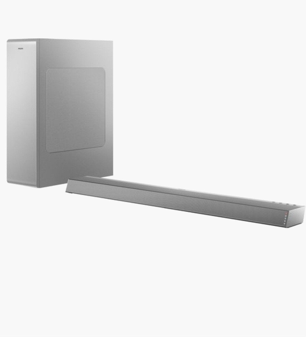 Philips Soundbar TAB6405/10 met draadloze subwoofer, Ophalen, Bluetooth, Zo goed als nieuw