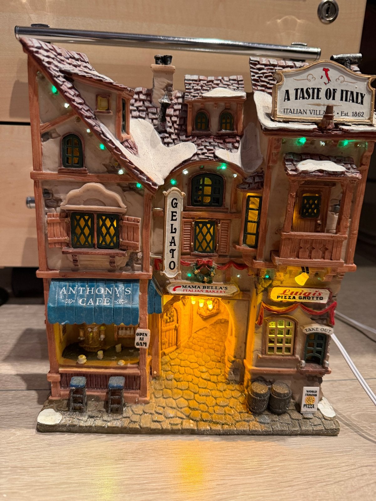 Lemax taste of Italy facade, Diversen, Ophalen of Verzenden, Zo goed als nieuw