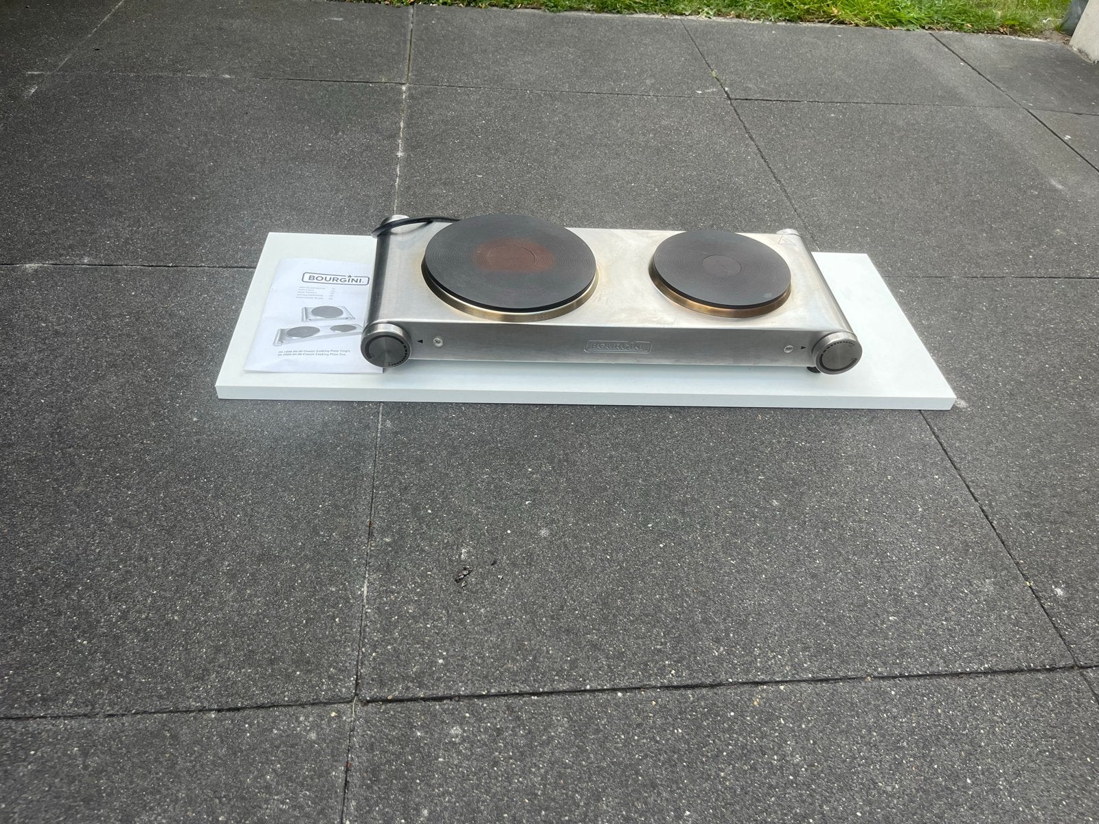 Bourgini Kookplaat (2 stuks), Witgoed en Apparatuur, Gebruikt, 3 kookzones of minder, Ophalen of Verzenden, Vrijstaand