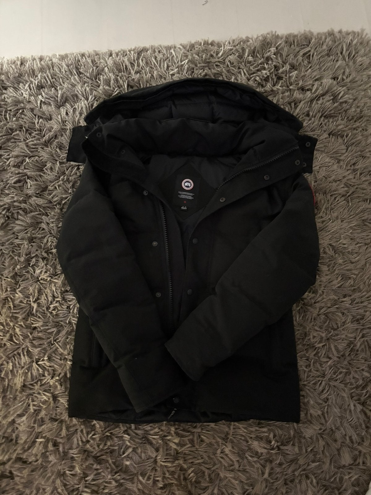 Zwarte Canada Goose Jas, Ophalen of Verzenden, Zo goed als nieuw, Zwart