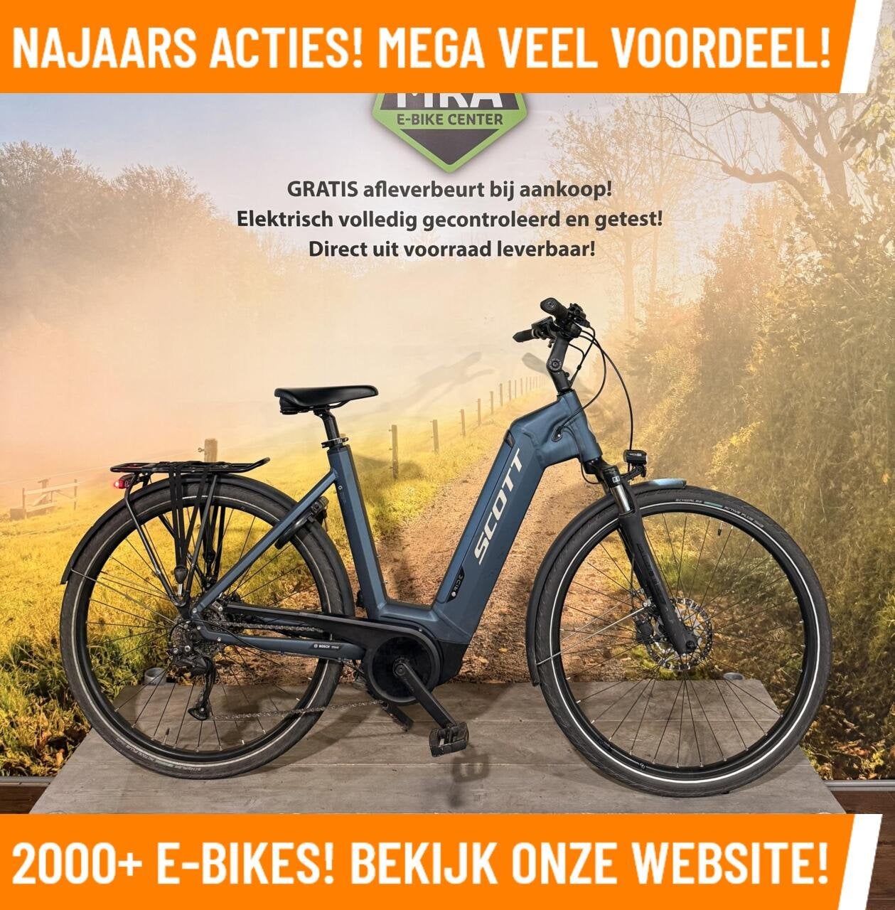 Scott Sub Elektrische fiets met BOSCH midden motor ebike!, 55 tot 59 cm, Zo goed als nieuw, 50 km per accu of meer, Overige merken