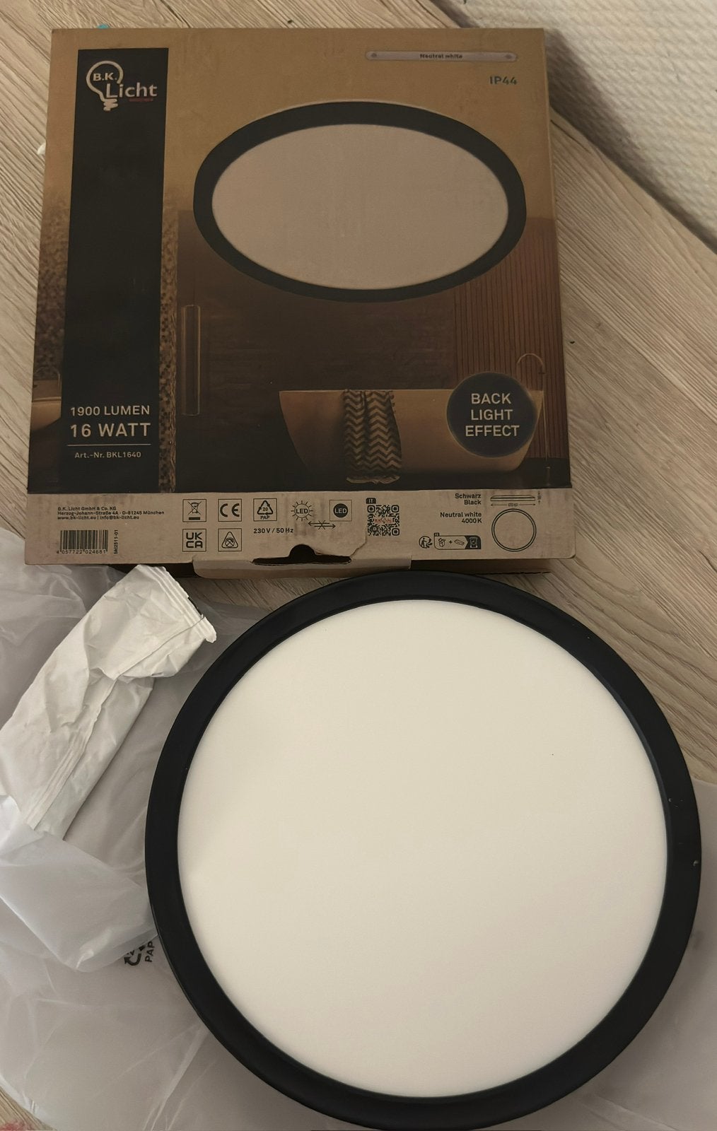 LED badkamerlamp-plafondlampen, Ophalen of Verzenden, Nieuw