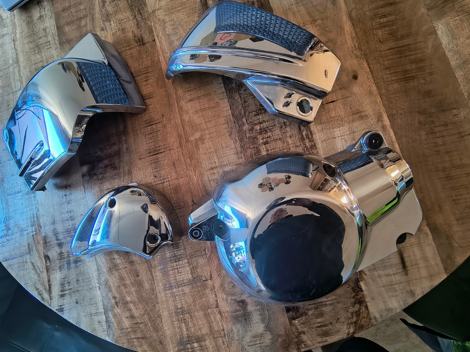 Chromen kappen Yamaha dragstar, Ophalen, Gebruikt
