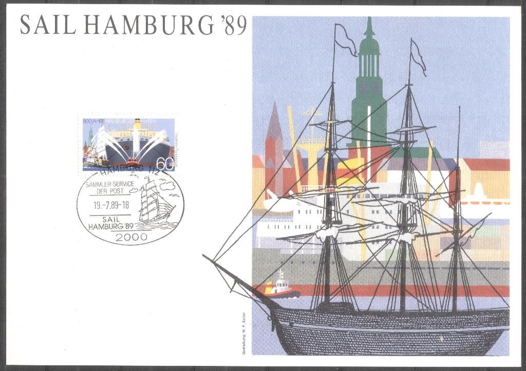 Duitsland (48) - Sail Hamburg '89, Verzenden, Overige typen