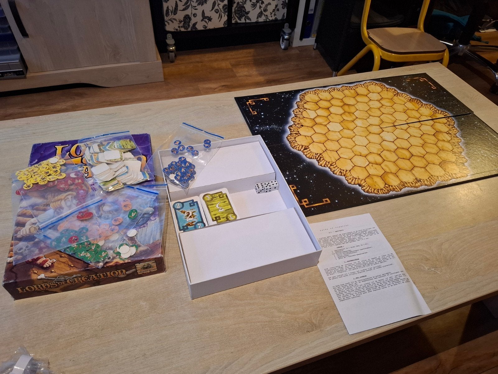 Lords of Creation bordspel - Warfrog Quality Edition, Warfrog, Ophalen of Verzenden, Onbekend, zie speldoos voor details, Een of twee spelers