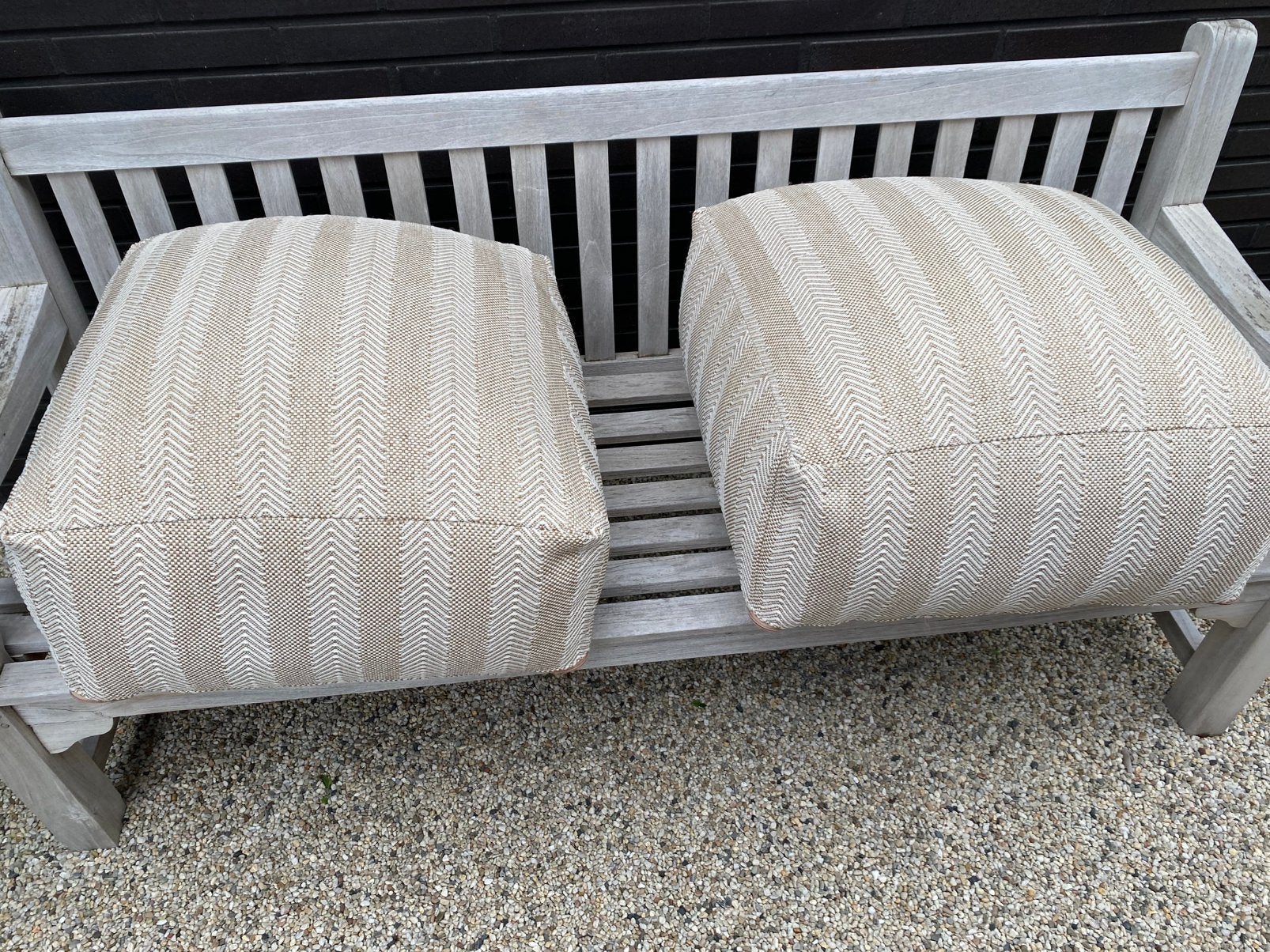 Tuin poef-kussen, Tuin en Terras, Tuinmeubel-accessoires, Ophalen, Zo goed als nieuw