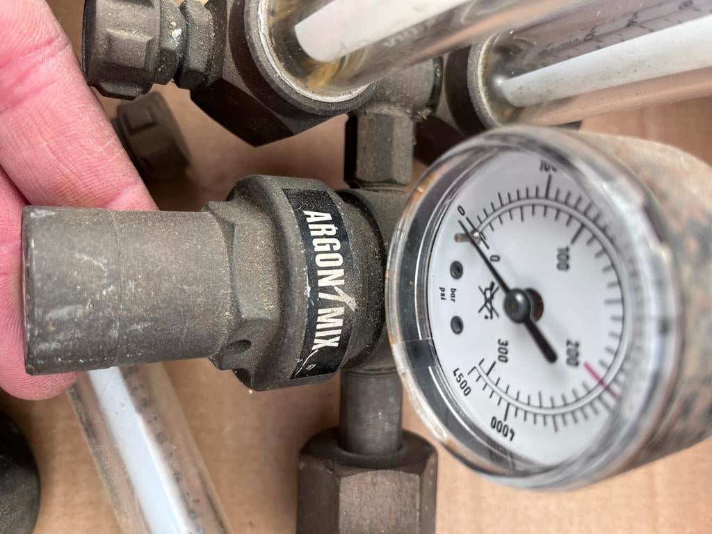 3x meter / mengkraan voor lasgas, Ophalen of Verzenden, Gebruikt, Minder dan 150 ampère, Overige typen