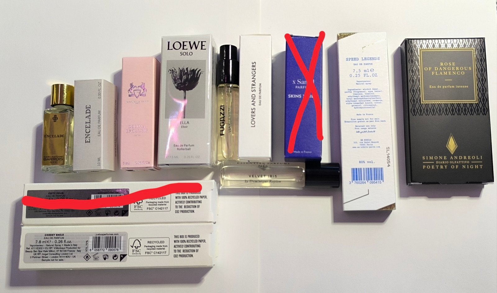Diverse travelsizes parfums te koop - Bied per stuk, Ophalen of Verzenden, Zo goed als nieuw