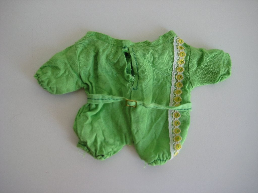 Monchhichi groen pakje overall voor aapje van circa 18 cm, Groen, Overige merken, Overige karakters, Ophalen of Verzenden