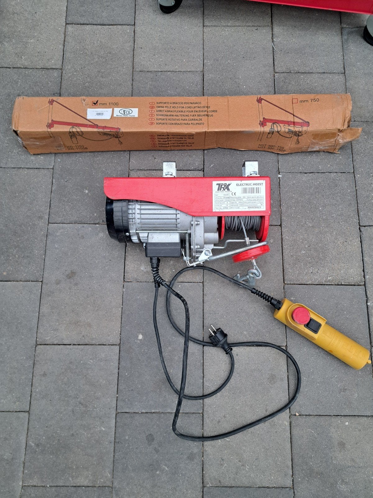 Nieuwe Takel met Zwenkarm - TRX Electric Hoist PA400D, Ophalen of Verzenden
