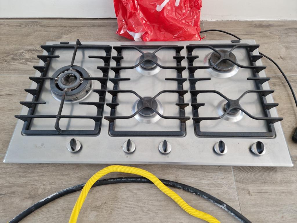 Gasfornuis 90 cm, Gebruikt, Ophalen of Verzenden, Gas, Vrijstaand