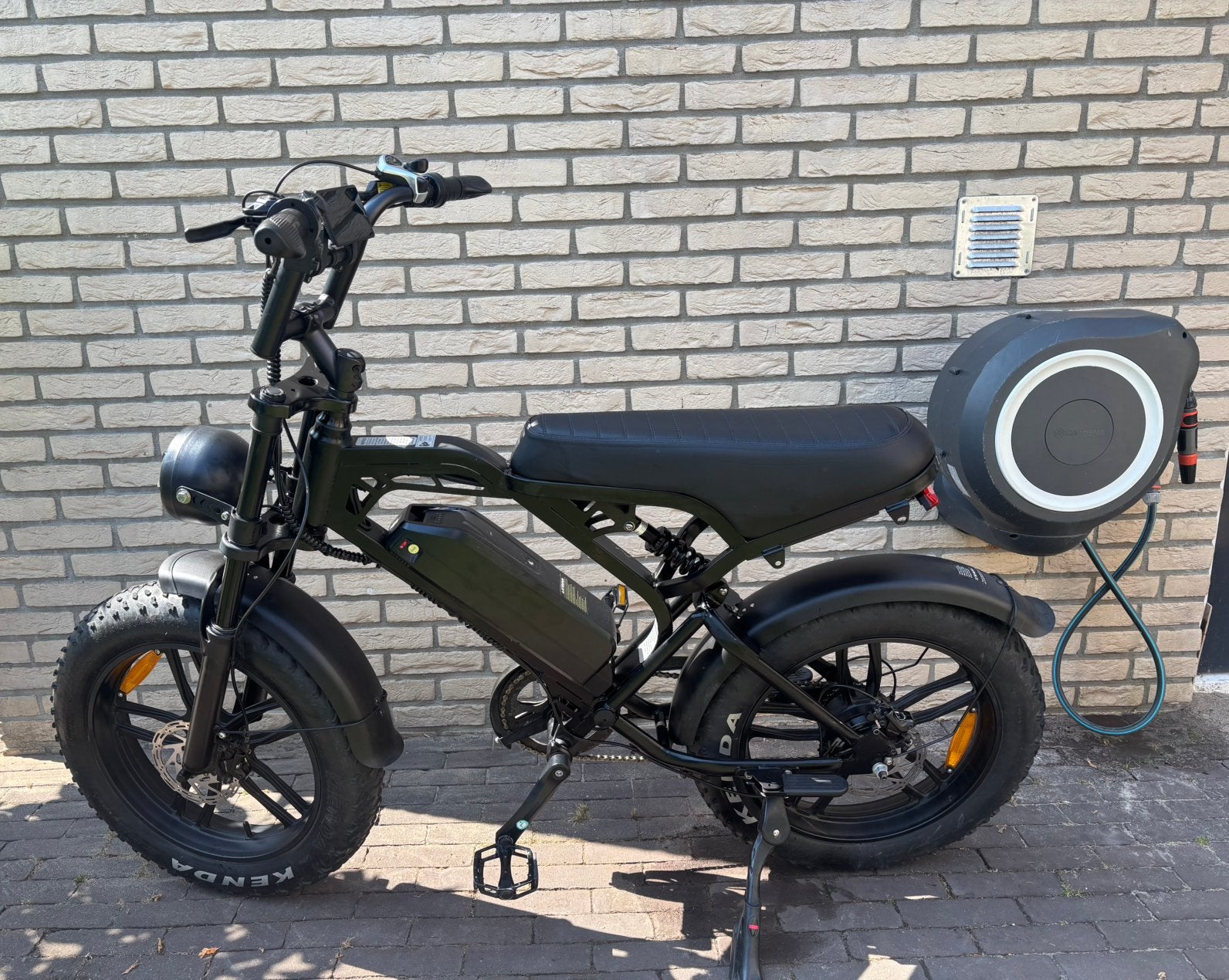 Qmwheel v20 pro 7.0, conpleet + GRATIS achterzitje!, Fietsen en Brommers, Elektrische fietsen, Zo goed als nieuw, 59 cm of meer