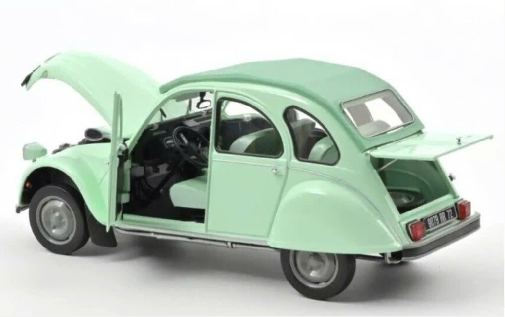 Citroen 2CV 6 Club 1982 Licht Groen 1/18 NOREV ref. 181486, Verzenden, Nieuw, Auto, Norev