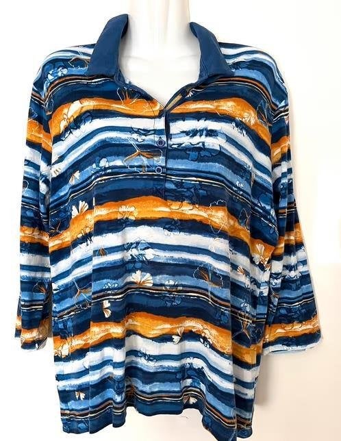 Rabe gestreepte top maat 46/48[v], Overige kleuren, Maat 46/48 (XL) of groter, Ophalen of Verzenden, Zo goed als nieuw