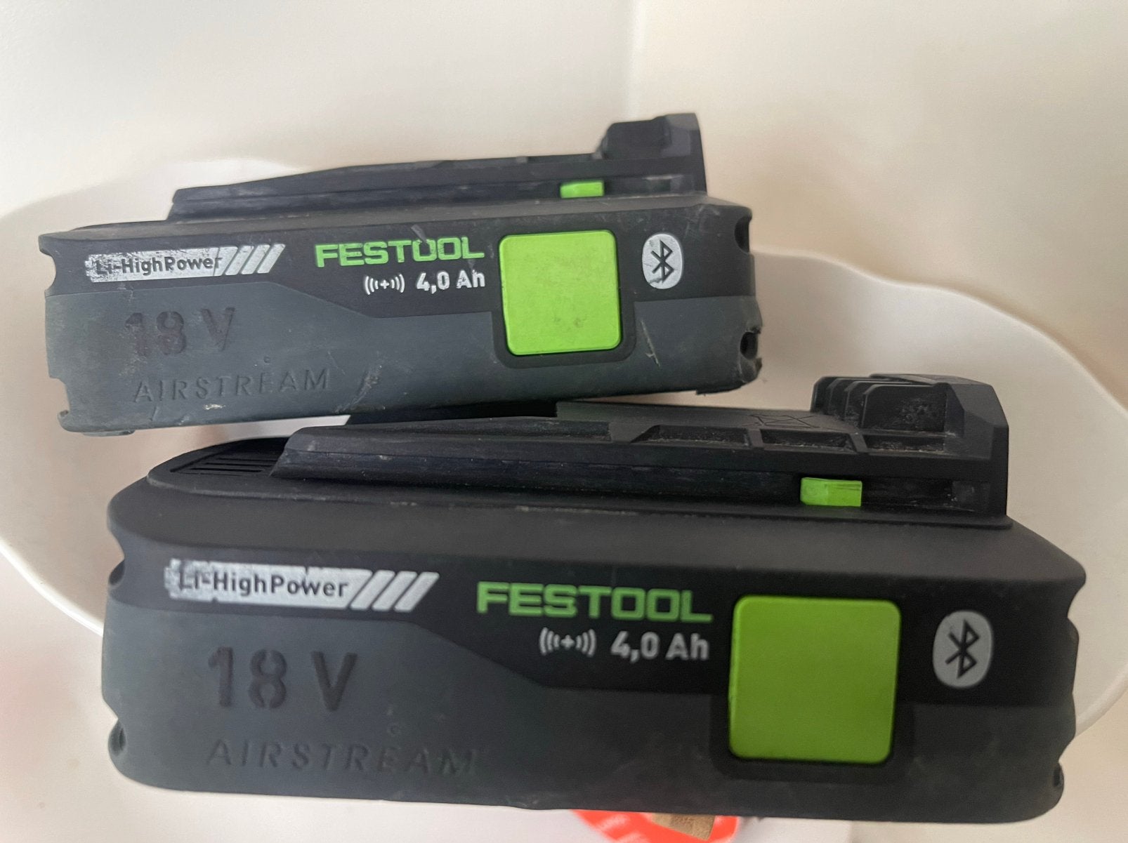 Festool 18v airstream accu, Ophalen of Verzenden, Zo goed als nieuw