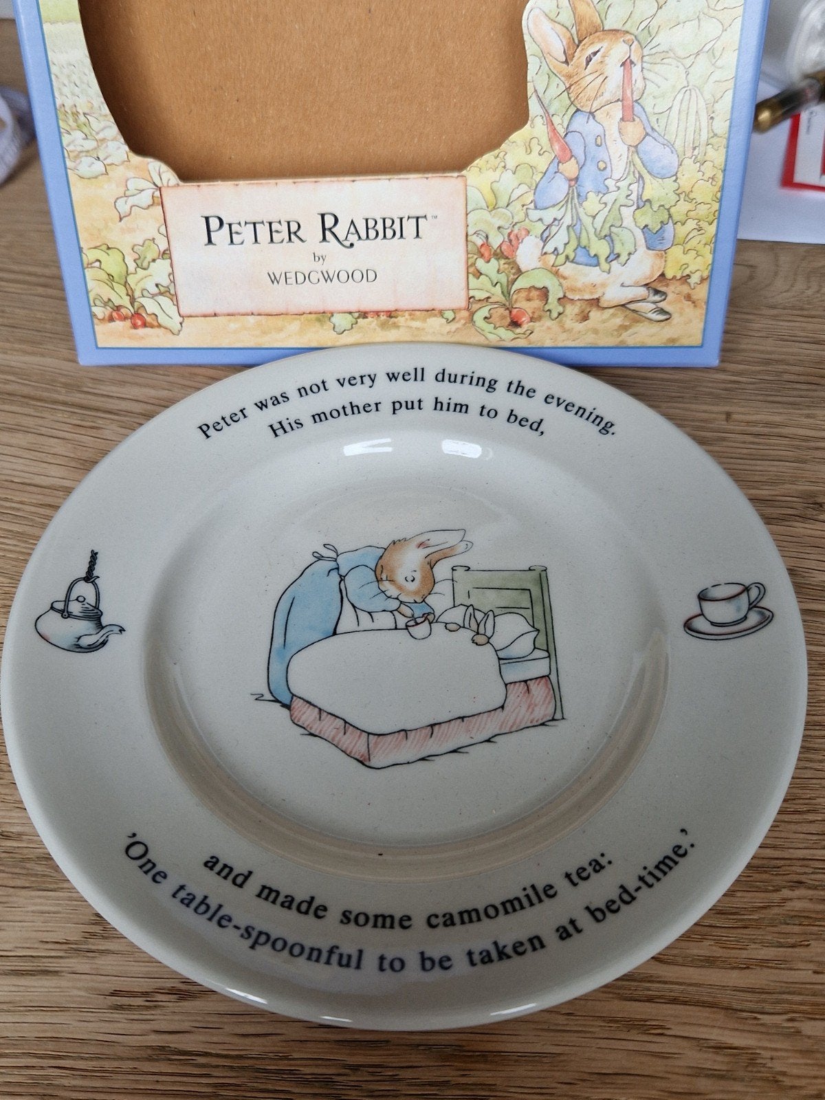 Wedgewood Peter Rabbit ontbijtbord, Ophalen of Verzenden, Nieuw, Porselein
