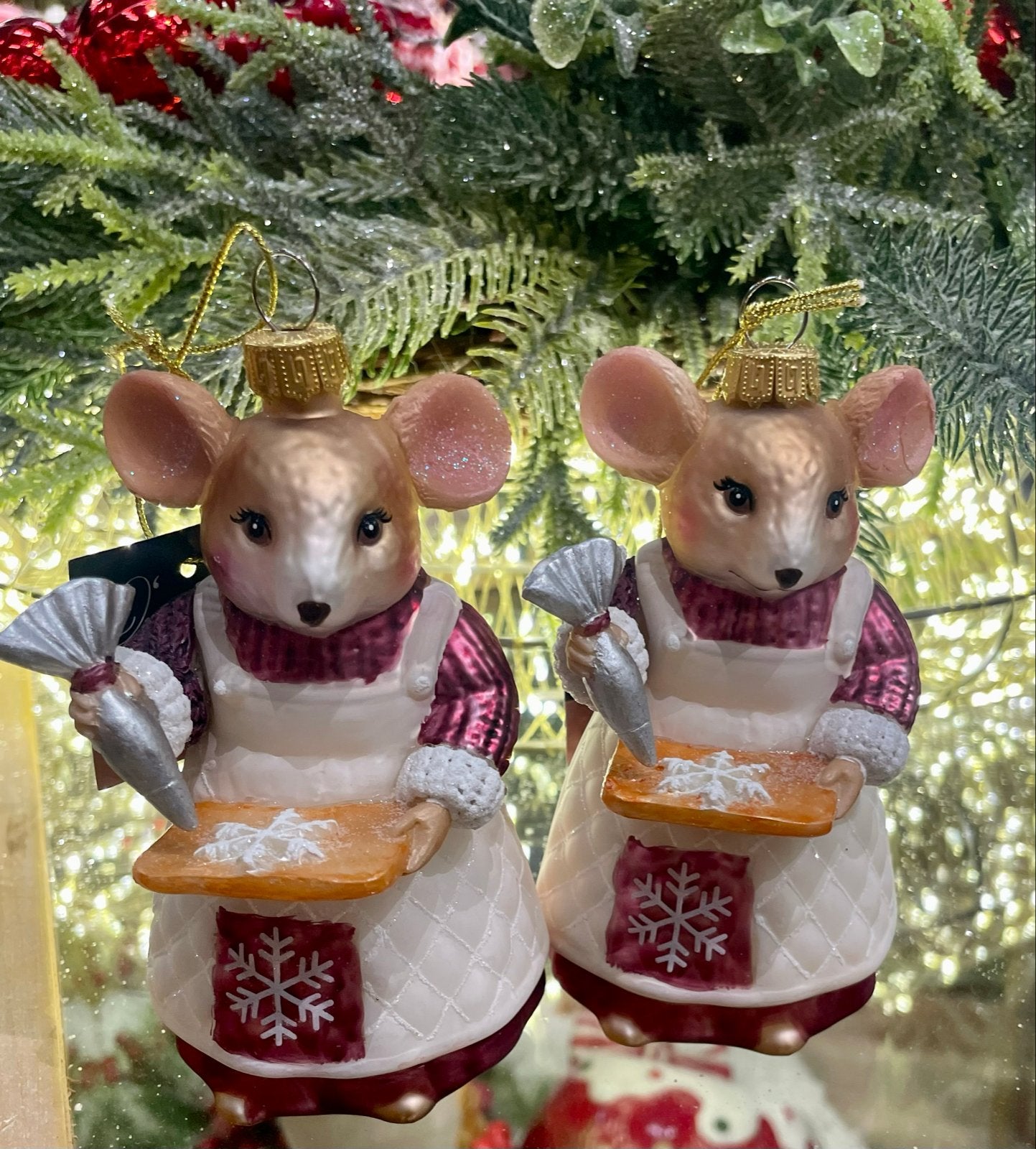 Kerstboom hangers kok muisjes, Ophalen of Verzenden, Zo goed als nieuw