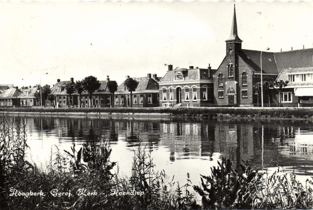 Hoogkerk, Geref. Kerk - Hoendiep - 1969 gelopen, Verzamelen, Verzenden, 1960 tot 1980, Gelopen, Groningen