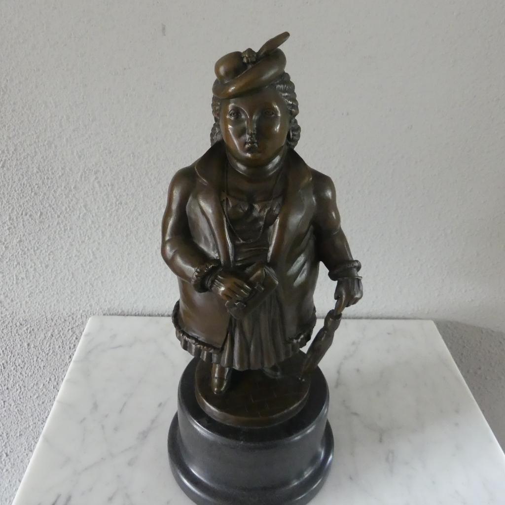 bronzen beeld, Ophalen, Brons