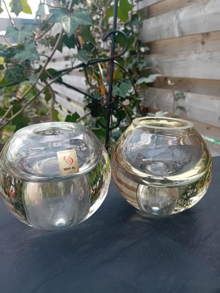 Set design glazen objecten – La Vida moderne stijl, Antiek en Kunst, Antiek | Glas en Kristal, Ophalen of Verzenden