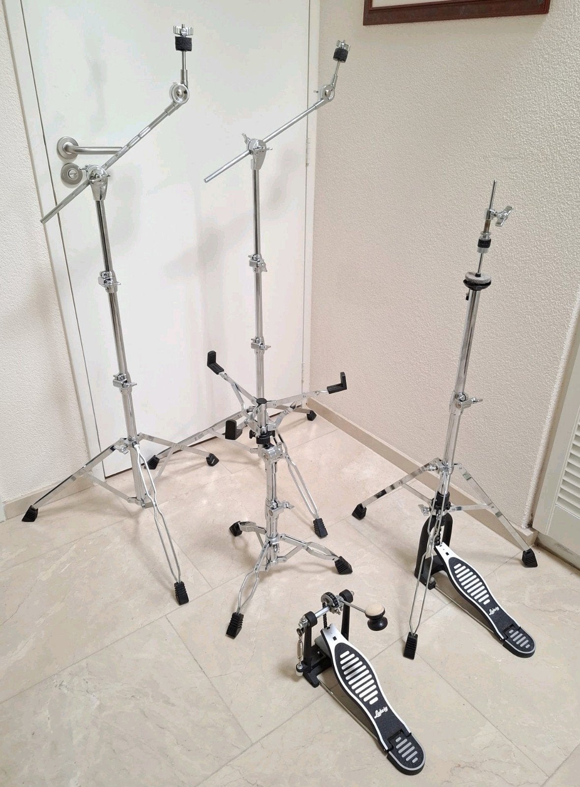 Ludwig hardware set statieven standaards pakket pack stands, Muziek en Instrumenten, Instrumentstandaard, ., Drums of Percussie