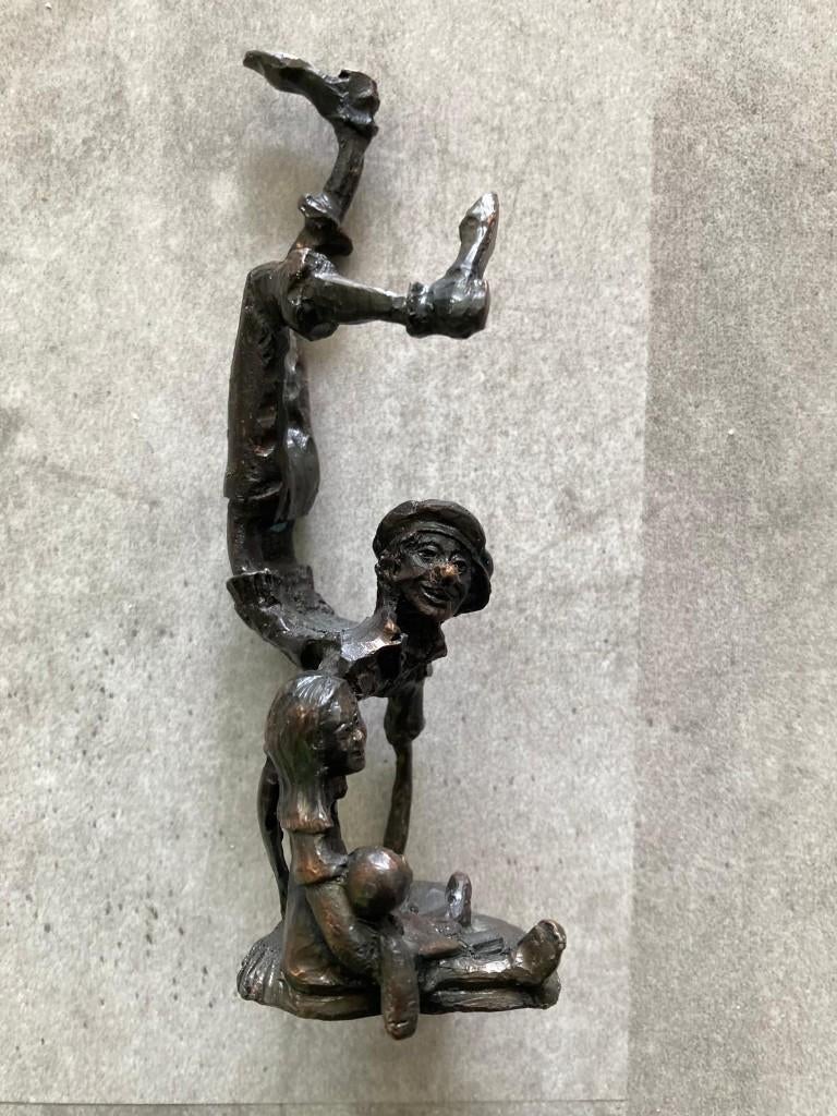 Bronzen beeldjes (clinic clowns), Ophalen, Zo goed als nieuw, Mens