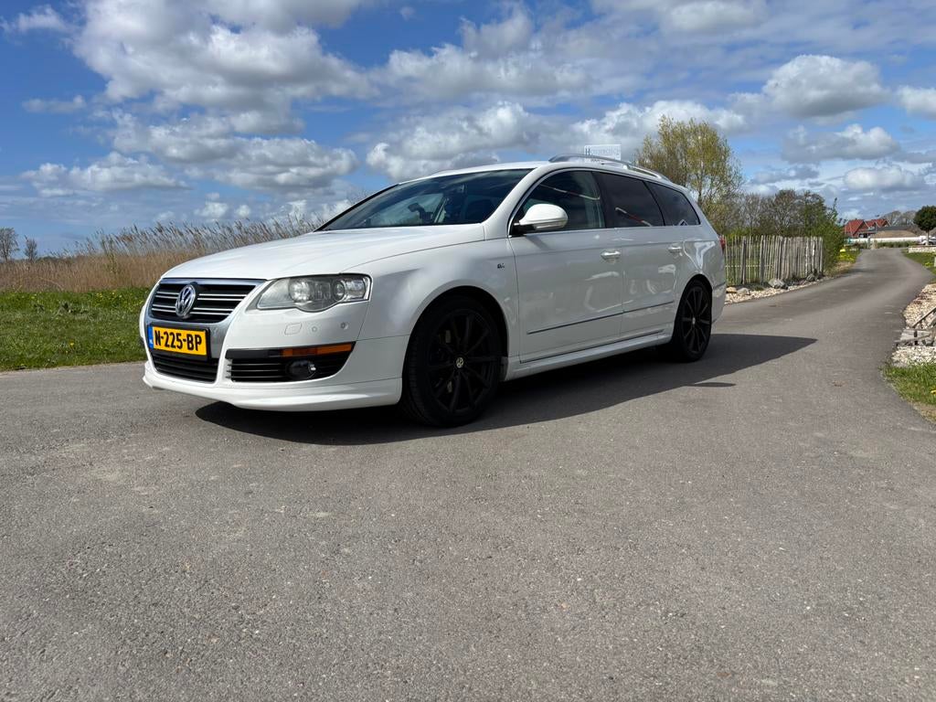 Volkswagen Passat 1.8 TSI R-Line160pk 2008 Wit, Auto's, Volkswagen, Euro 5, Zwart, 160 pk, 1434 kg