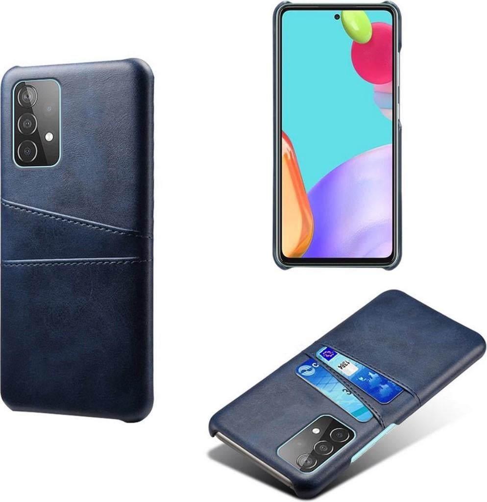 Back Cover + PMMA Screenprotector voor Galaxy A52 _ Blauw, Verzenden, Nieuw, Frontje of Cover