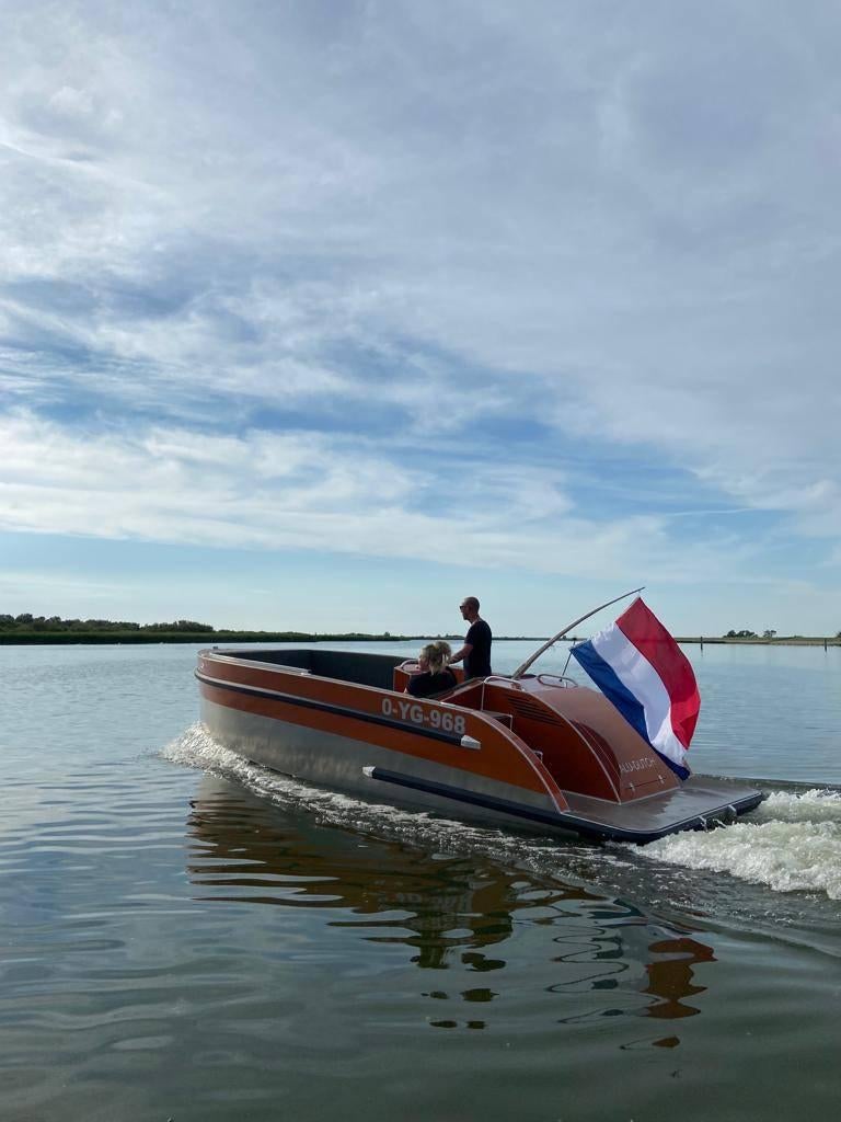 Jong gebruikte aluminium ALU-DUTCH 7.20 Sport tender / 140Pk, Watersport en Boten, 6 meter of meer, Aluminium, Zo goed als nieuw