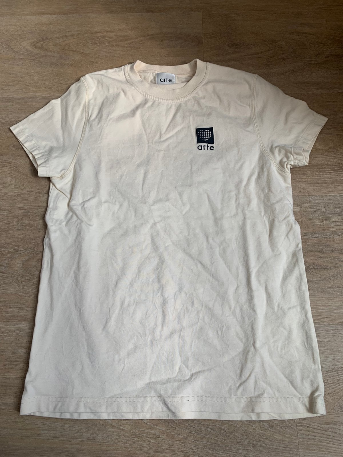 Arte dames shirt maat S wit/beige, Wit, Ophalen of Verzenden, Zo goed als nieuw, Korte mouw